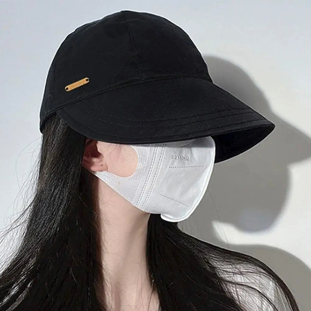 Quick-drying Fisherman Cap Comfortable And Breathable Foldable Wide Brim Sun Protection Hats Visors Adjustable Drawstring Caps Peaceful Pleasures Health and Wellness