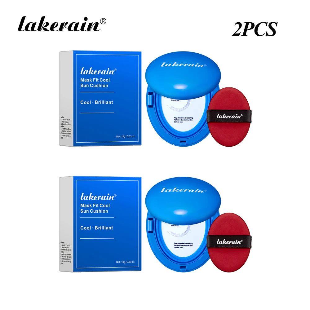 Mask Cream Air Cushion Fit Cool Sun Cushion Powder Puff Moisturizing Brightening Foundation Concealer Makeup tirtir Cosmetics Peaceful Pleasures Health and Wellness 2 PCS
