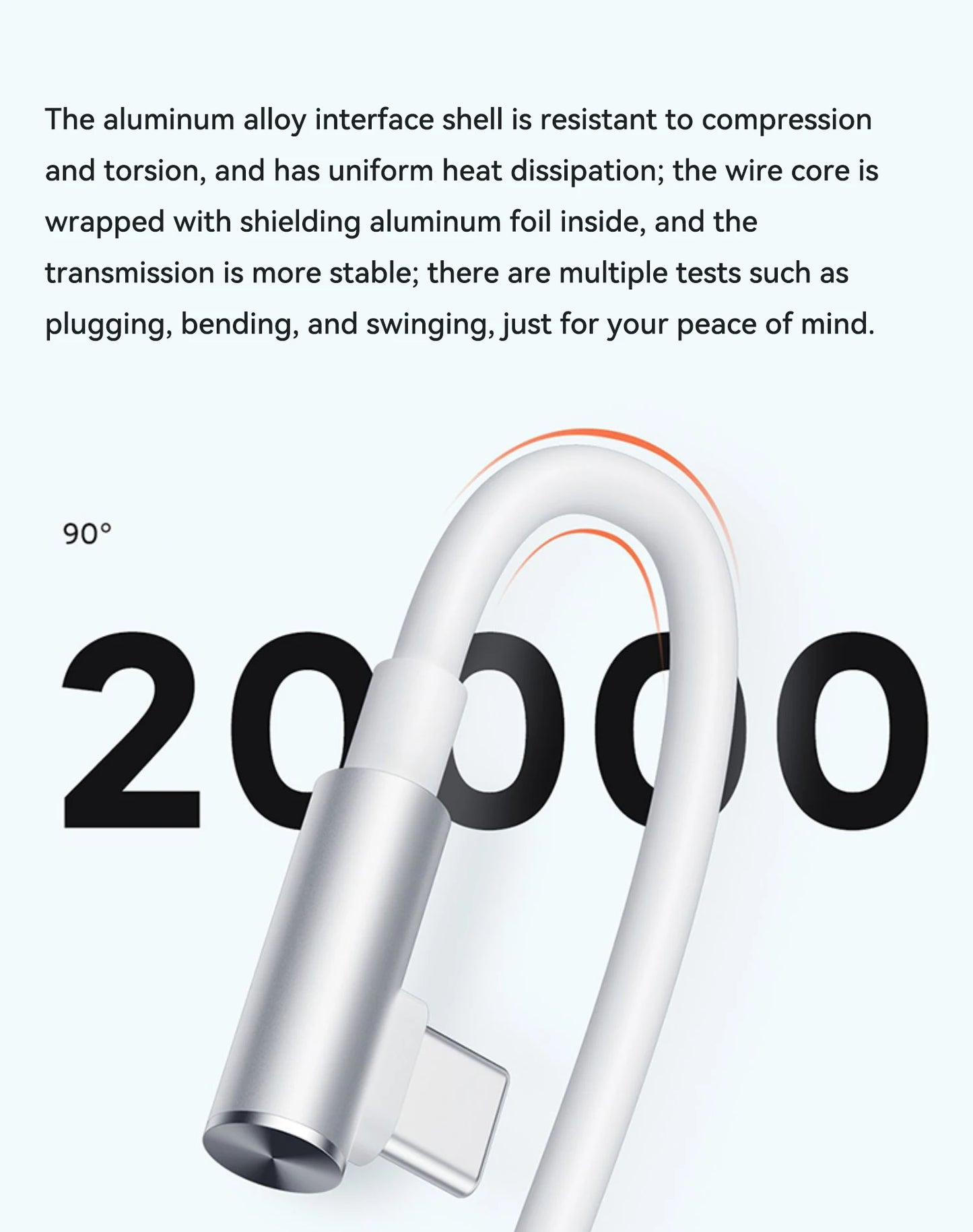 120W USB-C Fast Charging Cable 90° Right Angle Gaming Cord Peaceful Pleasures Health and Wellness