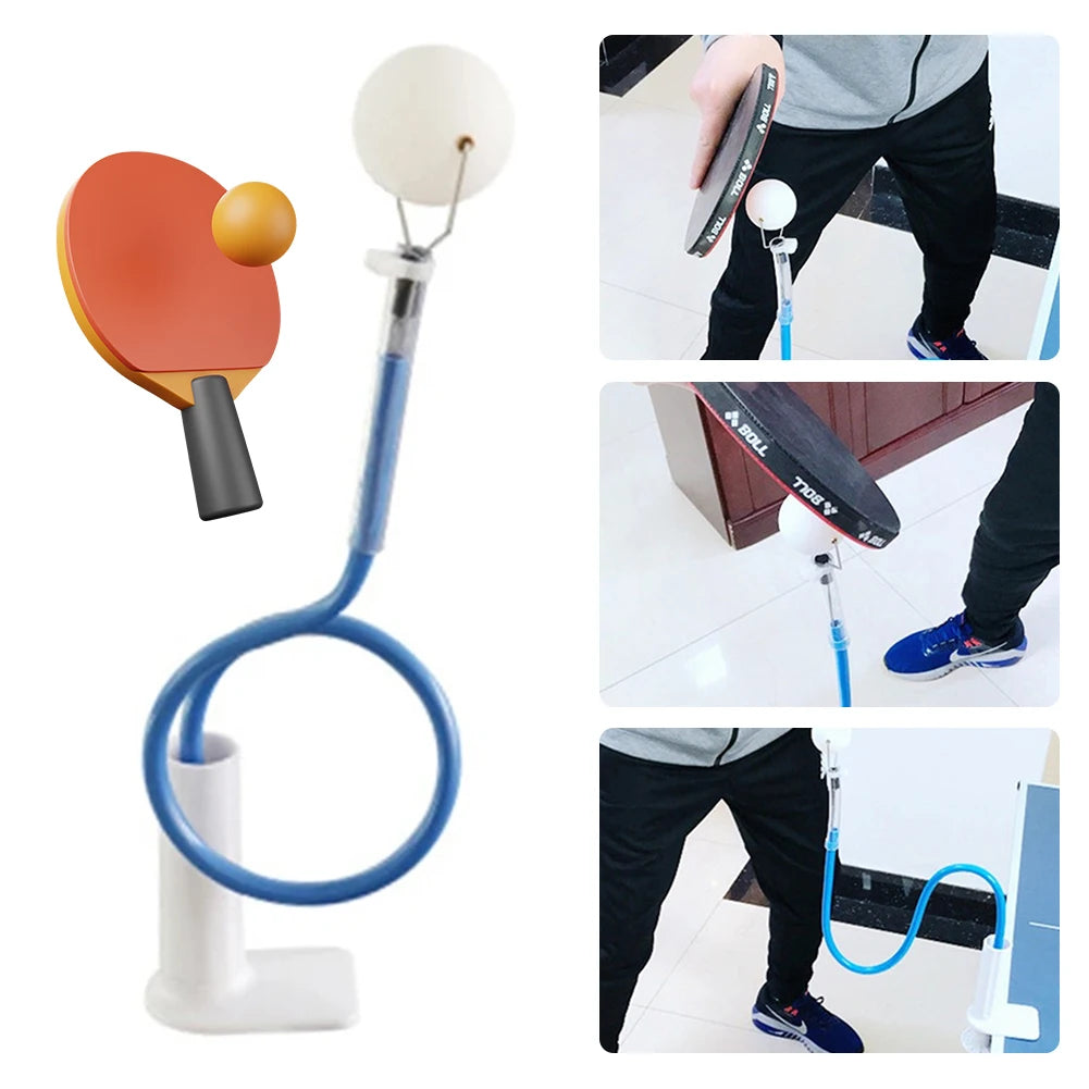 Table Tennis Ball Trainer Pingpong Practice Training Device Rapid Rebound Fixed Table Tennis Training Device for Exercise Peaceful Pleasures Health and Wellness