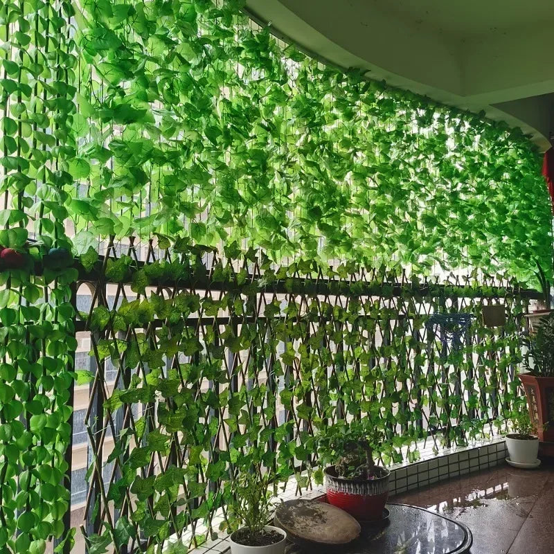 Artificial Ivy Leaf Garland Vine | Silk Wall Hanging Decor