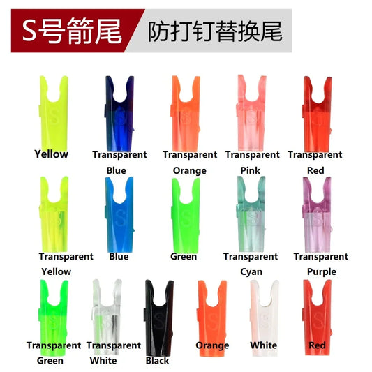 Archery Arrow Nock S L Used Various Shaft Bow Arrows Shooting Pin Peaceful Pleasures Health and Wellness