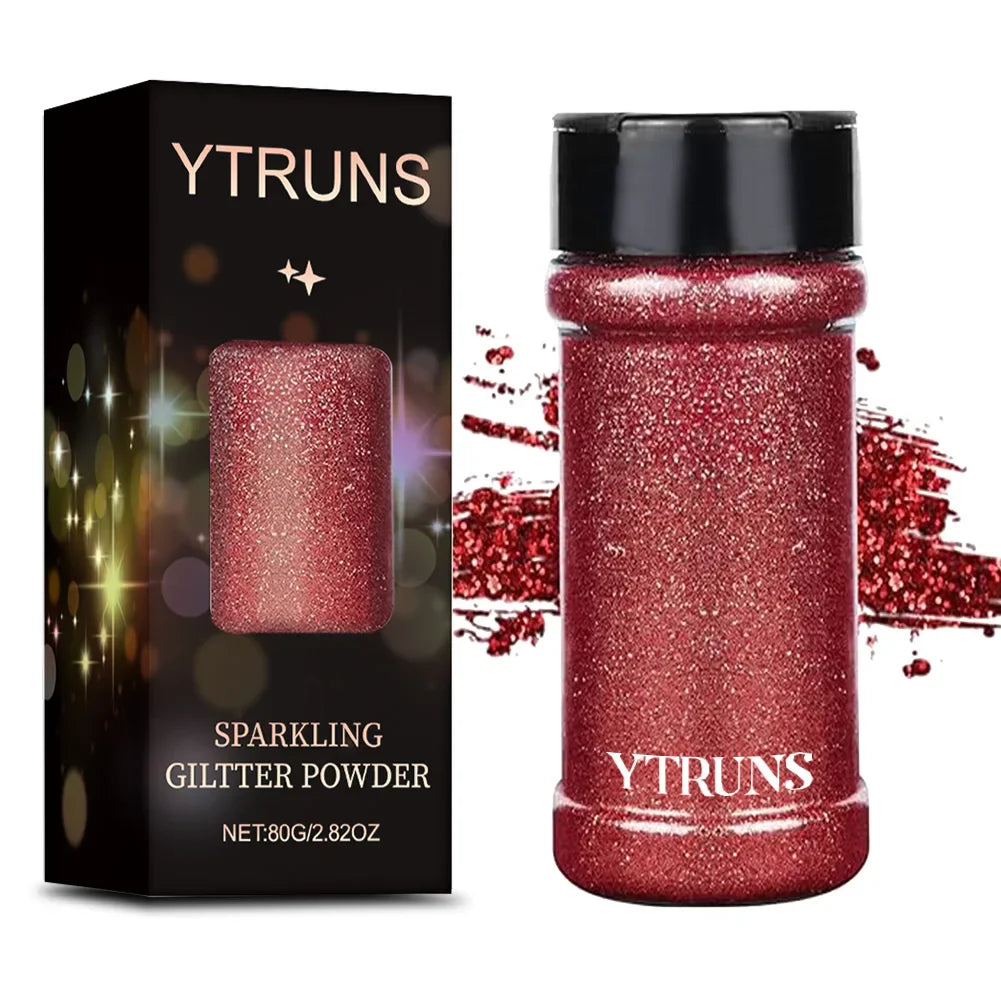 Laser Glitter Powder 80g 6 Colors – Nail Art, Crafts & DIY