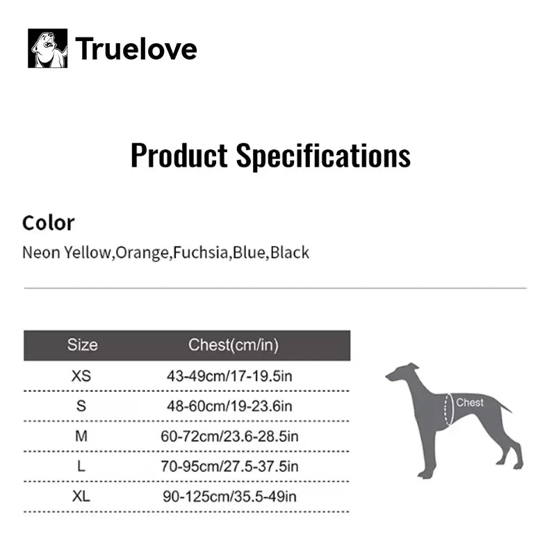 Truelove Non-reflective Walking PU Leather Dog Vest Escape Proof Adjustable Anti Pull Pet Harness Outdoor Clearance Sale TLH5551 Peaceful Pleasures Health and Wellness