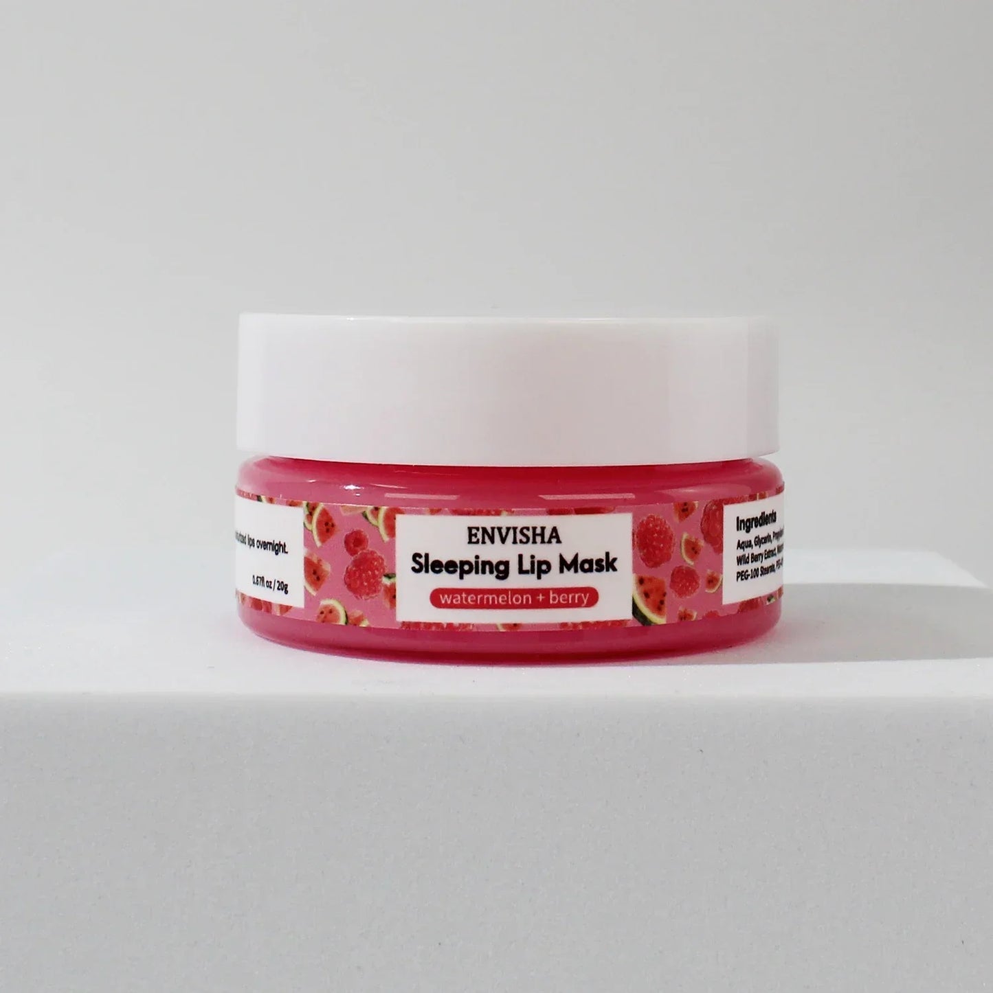 ENVISHA Peach Lip Sleep Mask – Overnight Moisturizing & Line-Fading 20g