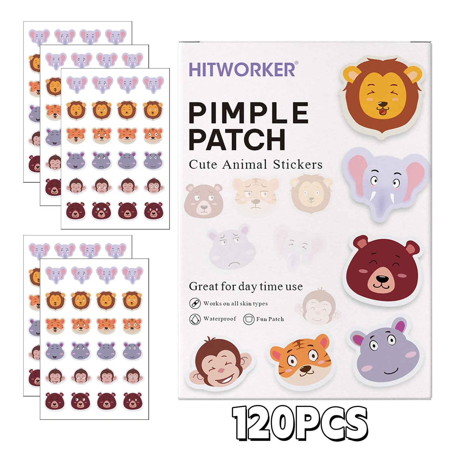Hydrocolloid Acne Patches – Invisible, Waterproof, All Skin Types