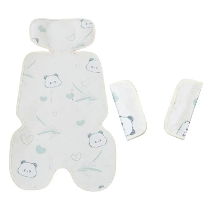 Baby Stroller Cooling Pad Ice Silk Liner – Breathable Summer Cushion