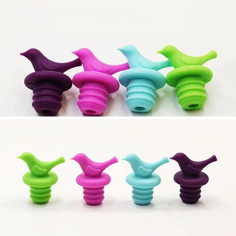 Random Silicone Wine Beer Bottle Cap Stopper Beverage Savers Bar