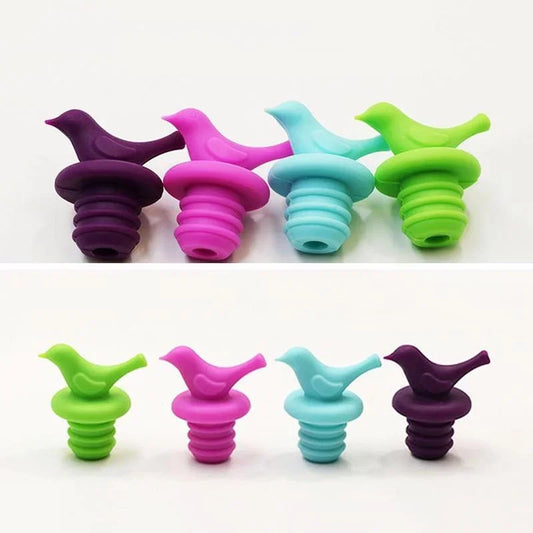 Random Silicone Wine Beer Bottle Cap Stopper Beverage Savers Bar Peaceful Pleasures Health and Wellness