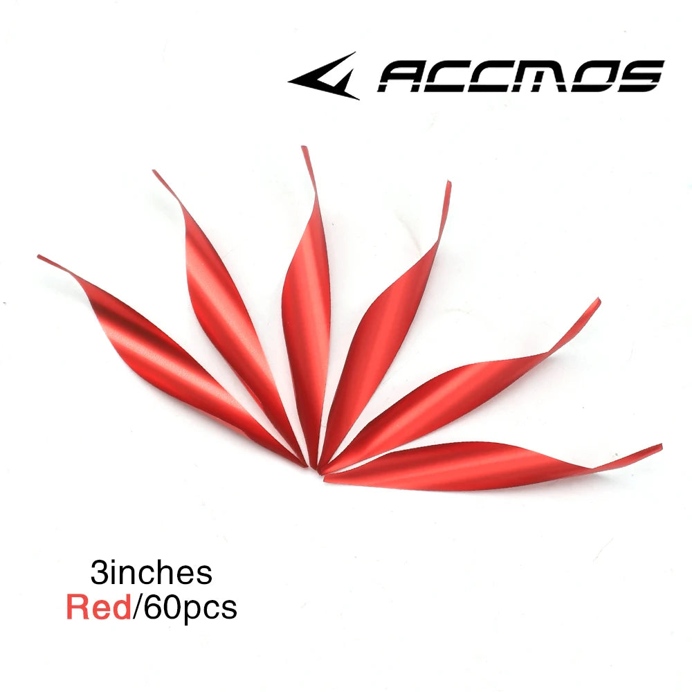 Archery Spin Vanes Spiral Feather DIY Arrow Sticker Tape Accessories