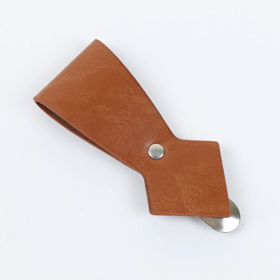 UYEE Belt Vintage Rhombus Leather Waist Accessory Skirt Lift Clip