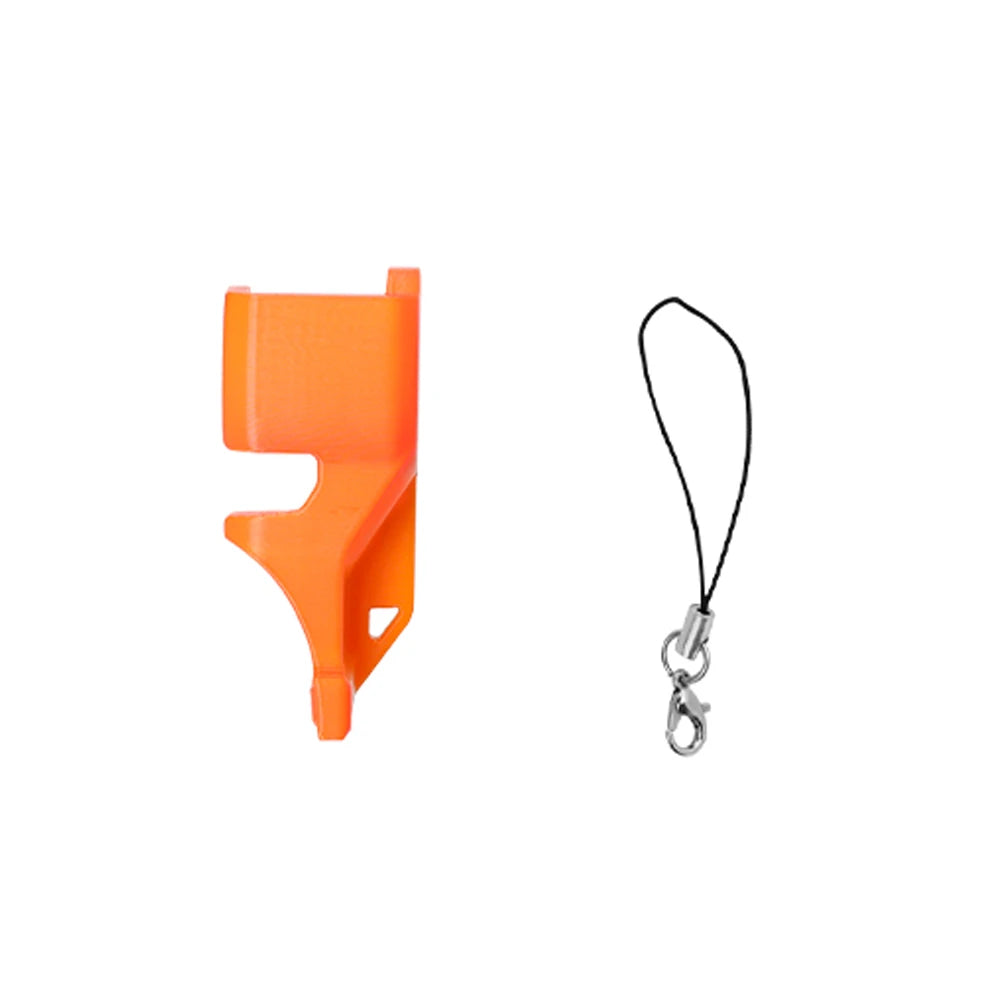 Gimbal Lock Clip For DJI Pocket 4 1:1 Mold Precision Fit Anti Shake Anti Loss Lanyard Ultra Light Four Color Options Available Peaceful Pleasures Health and Wellness orange