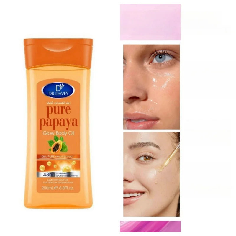 Papaya Body Oil Papaya Glow Body Oil Body Massage Essential Oil Skin Care Essential Oil Peaceful Pleasures Health and Wellness