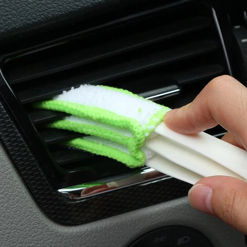 Double-Ended Car Vent & Keyboard Cleaning Brush | Microfiber