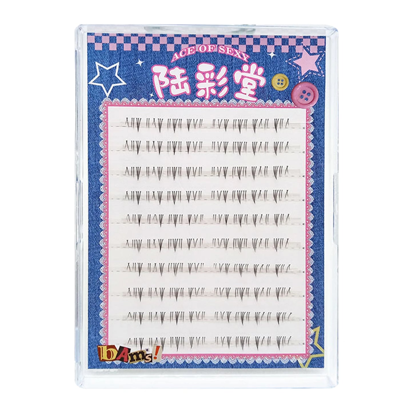 6-7mm ACE Dense Cat Korean Lower Eyelashes Air Fairy Fake Eyelash Segmented Natural Under Lashes Extension Manga Eye Makeup Tool Peaceful Pleasures Health and Wellness style 8