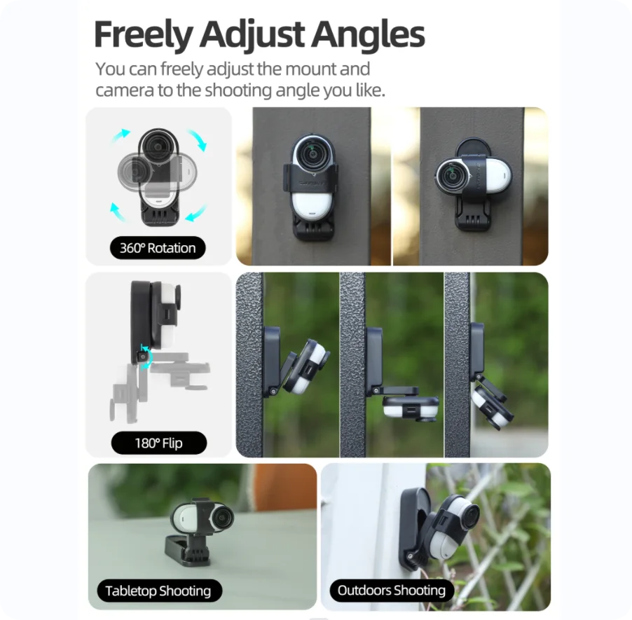 Sunnylife Magnetic Foldable Stand for Insta360 GO 3S & GO 3