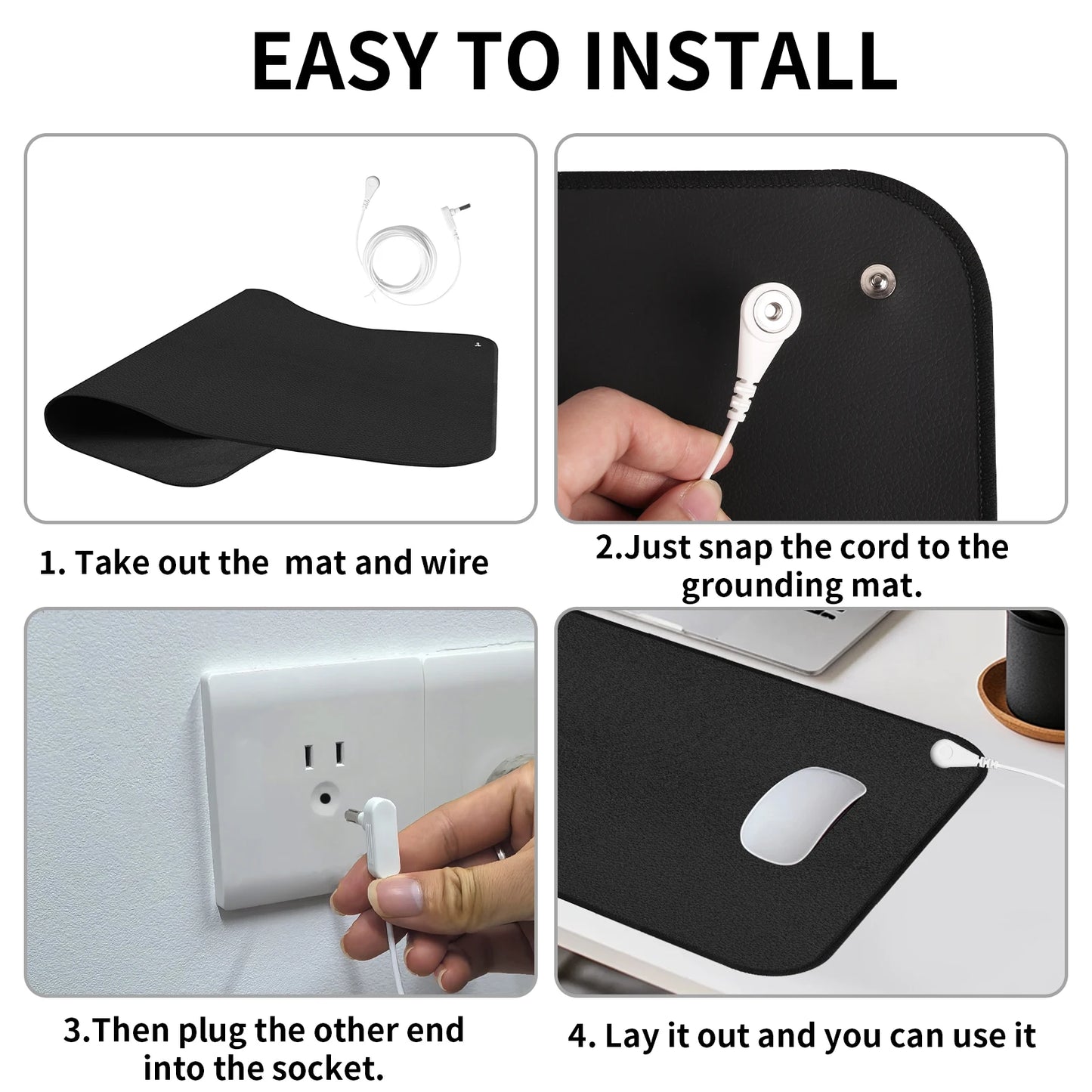 Indoor Grounding Mat – Earthing Sheet for Sleep & Wellness