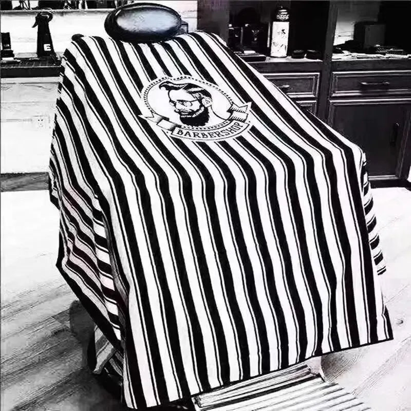 Retro Anti-static Haircut Cloth Adjustable Waterproof Hairdresser Coats Barber Comfortable Breathable Hairdressing Supplies Peaceful Pleasures Health and Wellness WB-02