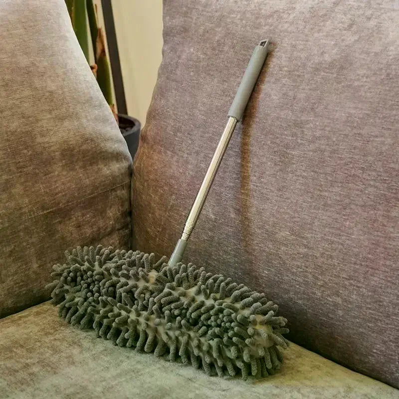 Telescopic Chenille Duster – Extendable Wand for High Ceilings