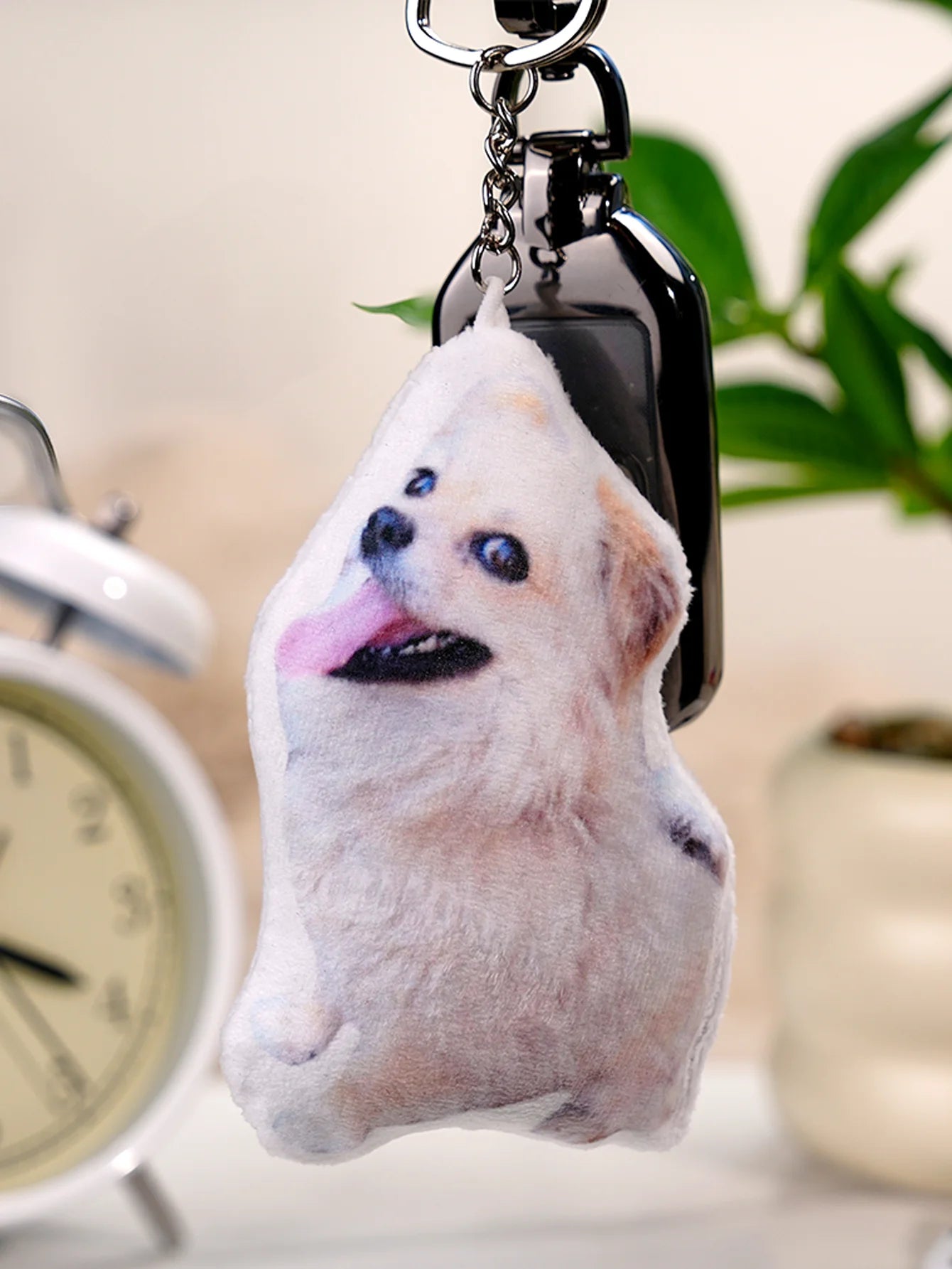 Custom Photo Pillow Keychain | Personalized Pet & Couple Gift