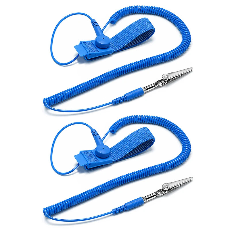 Anti-Static ESD Wrist Strap Grounding Band with Alligator Clip