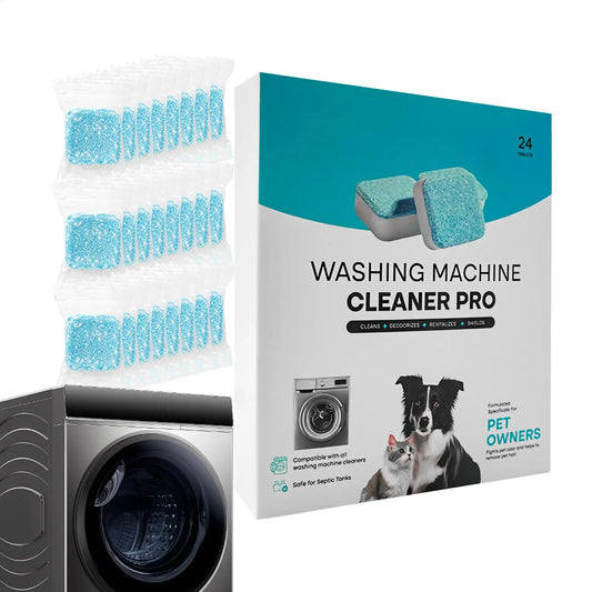 Washing Machine Cleaning Tablets, Mildew Removal And Oxygen Cleaning Maintenance Effervescent Tablets, Decontamination Cleaning Peaceful Pleasures Health and Wellness Default Title