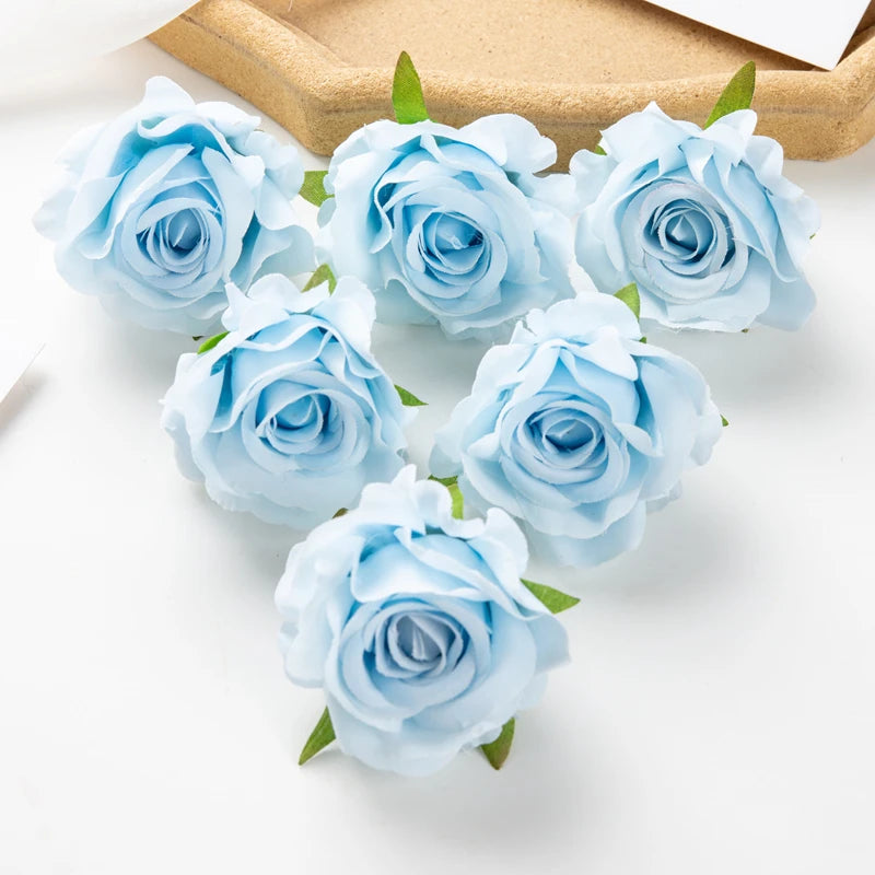 Artificial Silk Rose Heads 30/100pcs – Wedding & Party Decor