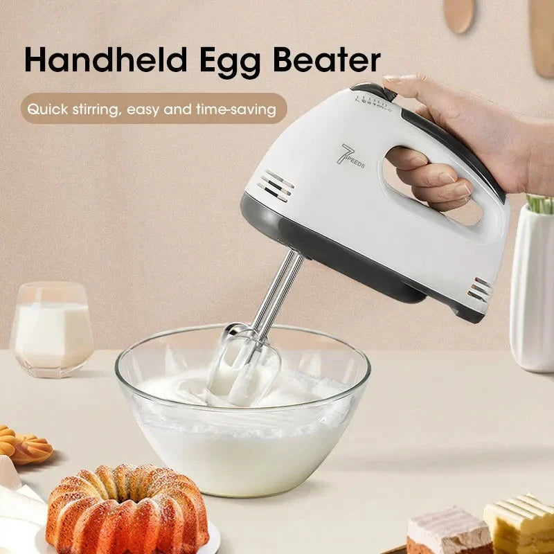 7 Speed Automatic Electric Hand Mixer Blender Versatile Kitchen Appliance Tool for Cream Egg Cake Dough Food Mixing Peaceful Pleasures Health and Wellness