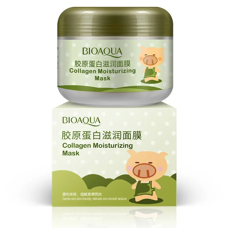 BIOAQUA Collagen Mud Face Mask – Deep Clean & Blackhead Removal