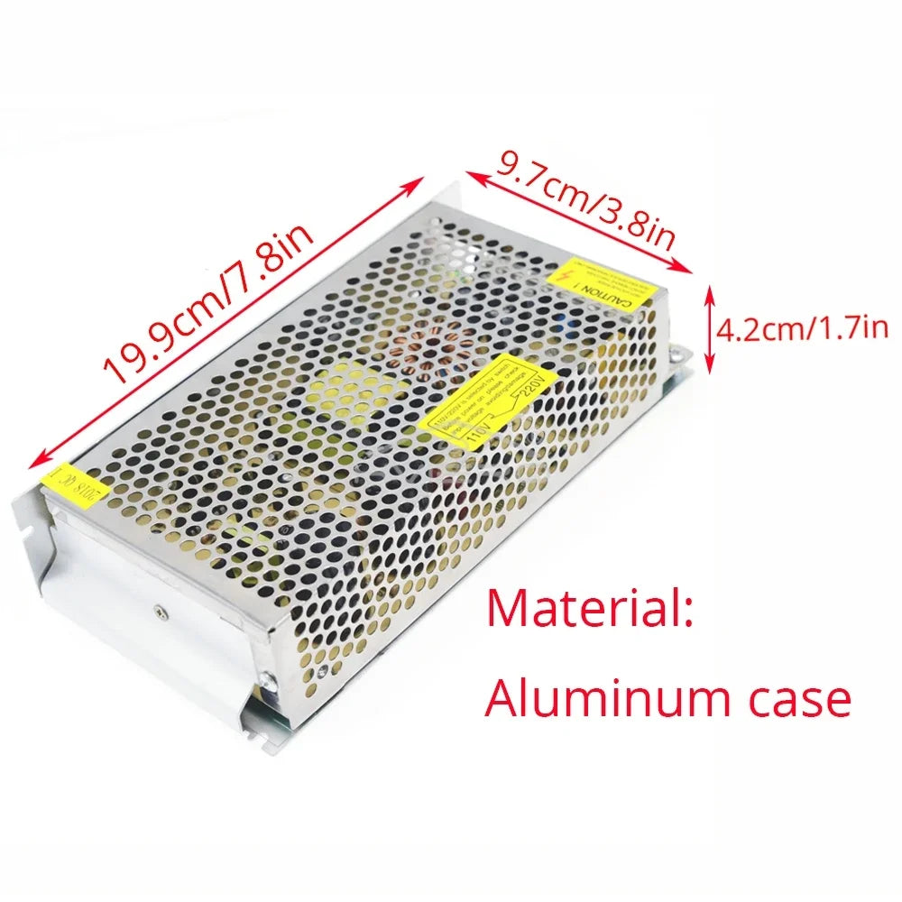DC 12V Switching Power Supply Adapter for LED Strip Lights