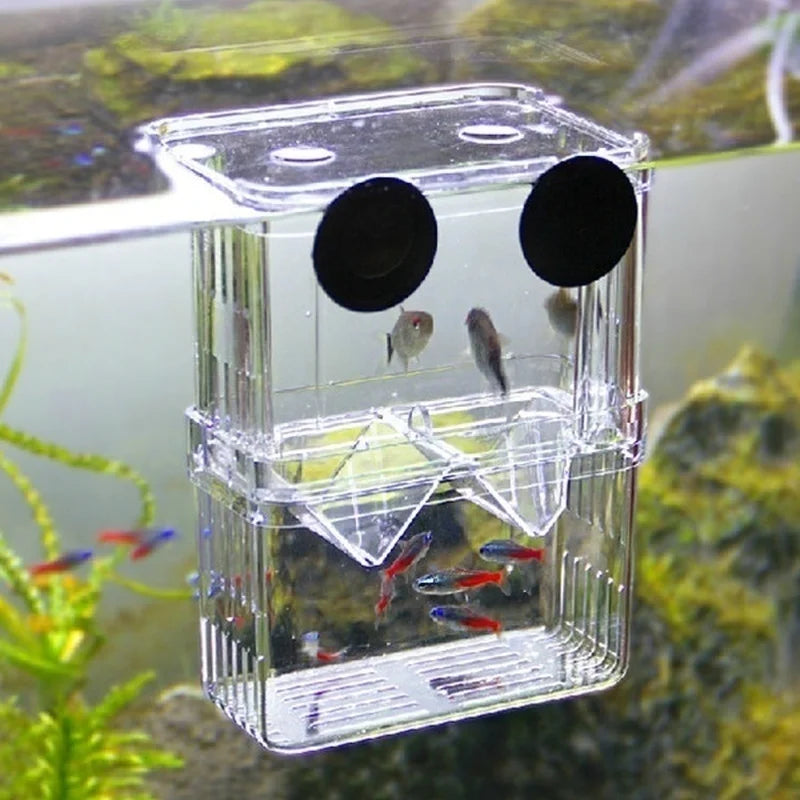 Multifunctional Fish Aquarium Clear Breeding Isolation Box Breeder