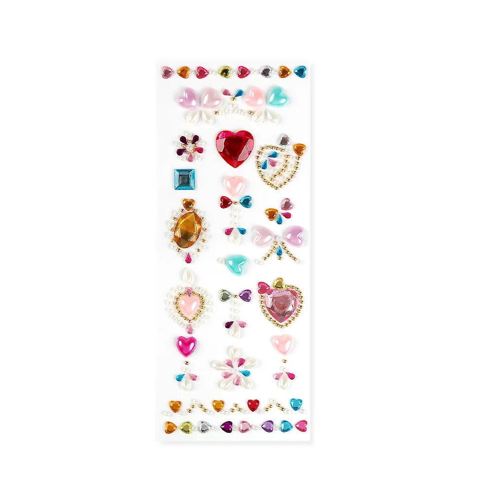 Acrylic Crystal Gem Face Stickers – DIY Makeup & Performance