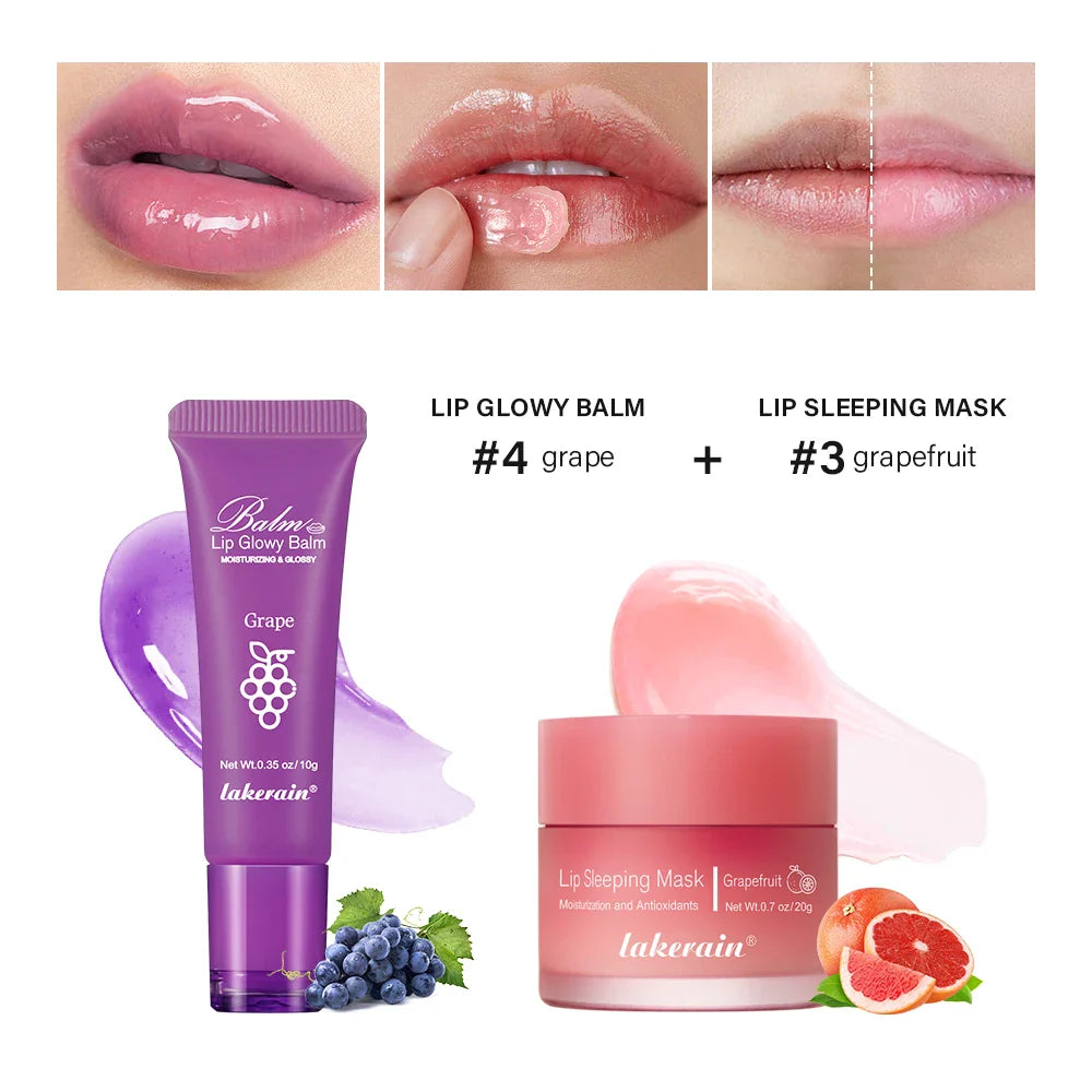 Lip Balm & Overnight Lip Mask Set | Nourishing 2-Pc Duo