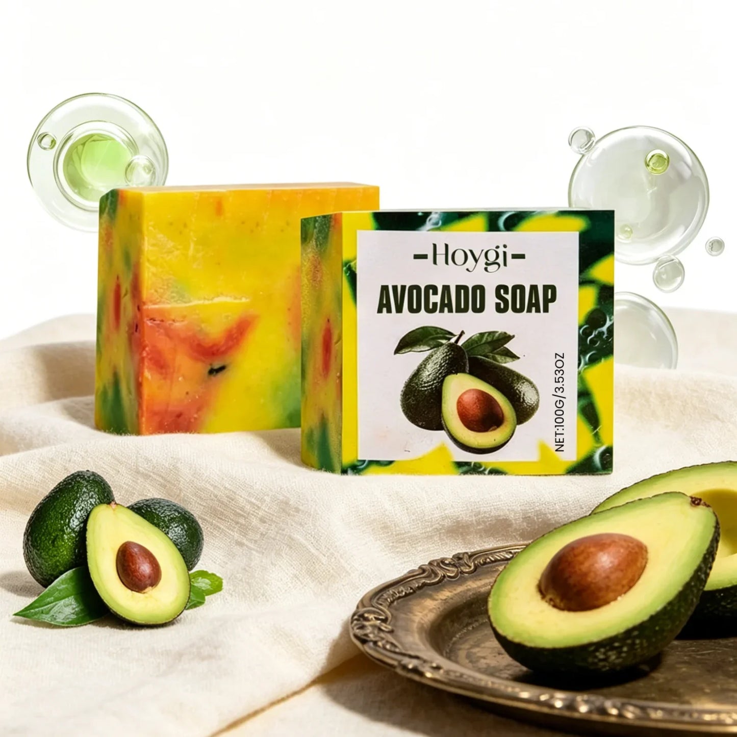 Hoygi Avocado Natural Handmade Soap – Brightening & Moisturizing