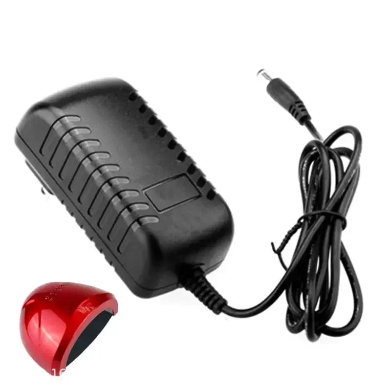 2pcs 48W DC 24V 2A Power Supply for UV LED Light and Nail Dryer, AC 100-240V, EU/US Compatible Peaceful Pleasures Health and Wellness