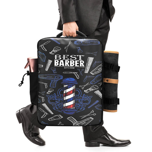 Hair Stylist Backpack Multi-Functional Hair Cutting Tool Bag Storage for Hair Dryer Electric Clipper Barber On-The-Go Use Peaceful Pleasures Health and Wellness