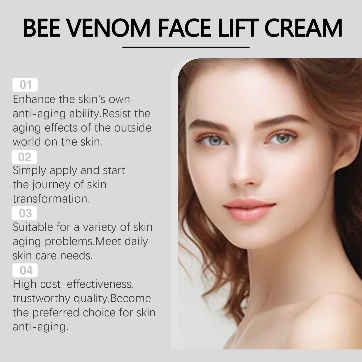 Hoygi Bee Venom Firming Face Cream – Anti-Aging Moisturizer