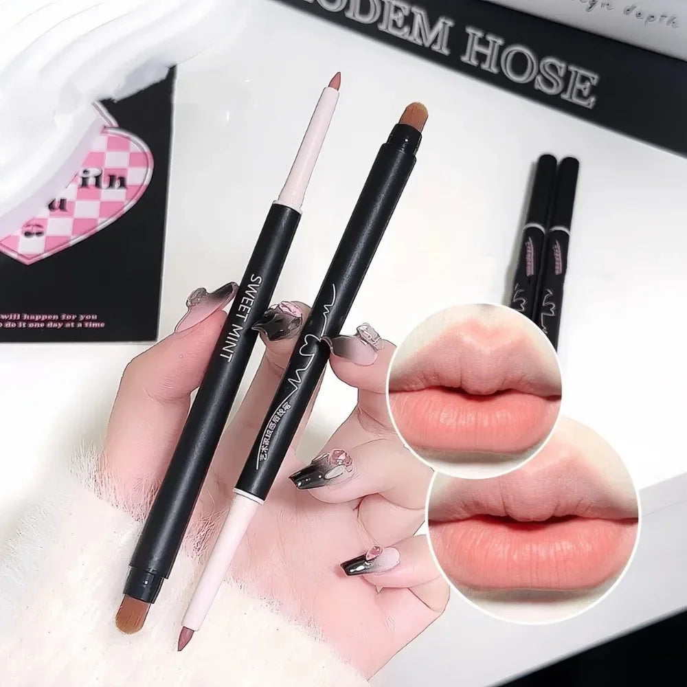 3D Velvet Matte Lip Liner Pencil – Waterproof Long-Lasting