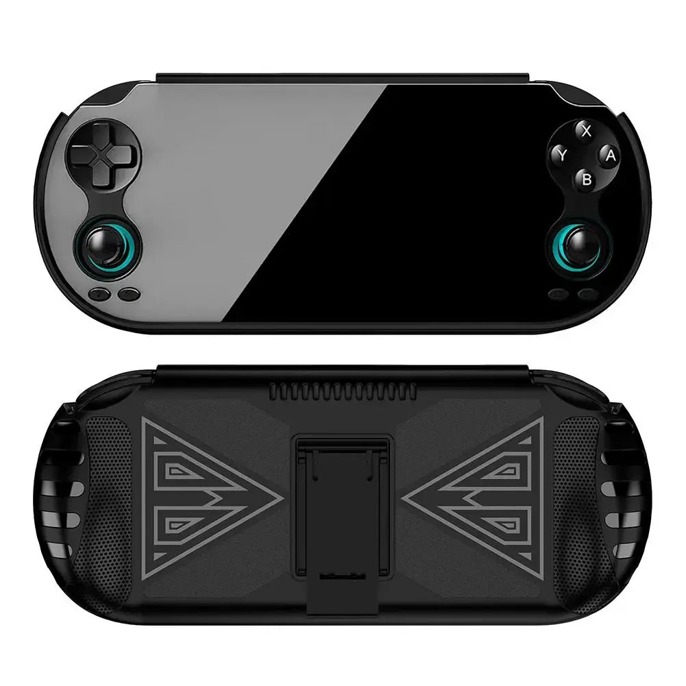 For Anbernic RG Vita/Pro Soft TPU Protective Case Game Console Protector Skin Cover Ergonomic Design with Included Stand Shell Peaceful Pleasures Health and Wellness TPU