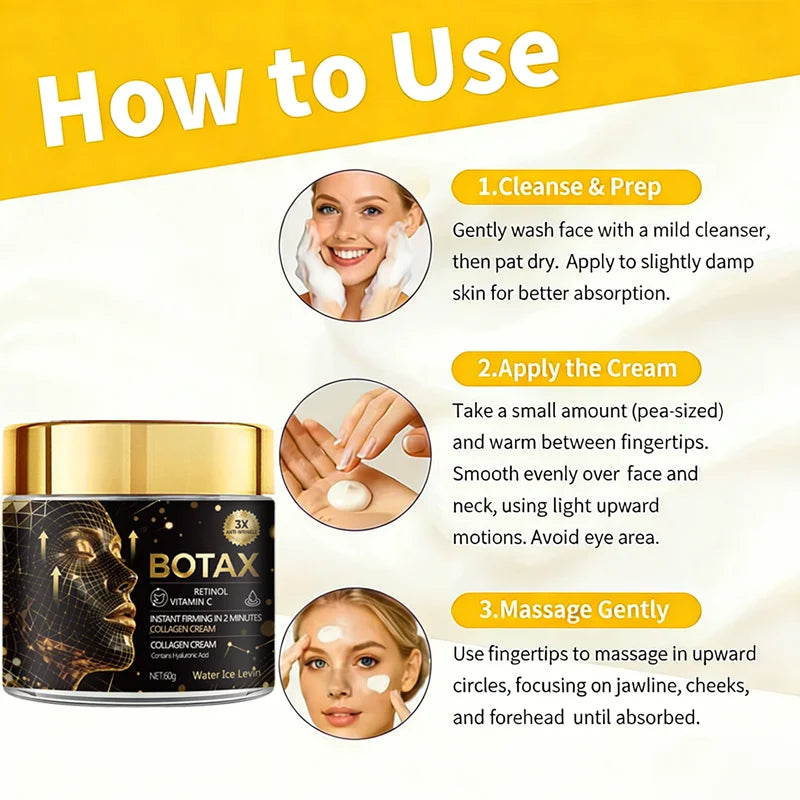 Firming Face Cream – Hyaluronic Acid, Collagen & Retinol