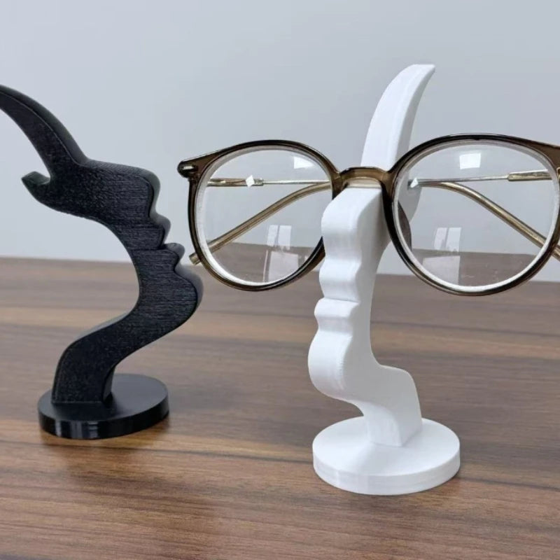 Fashion glasses placement bracket interesting side face practical and minimalist glasses decoration for desktop or bedside table Peaceful Pleasures Health and Wellness