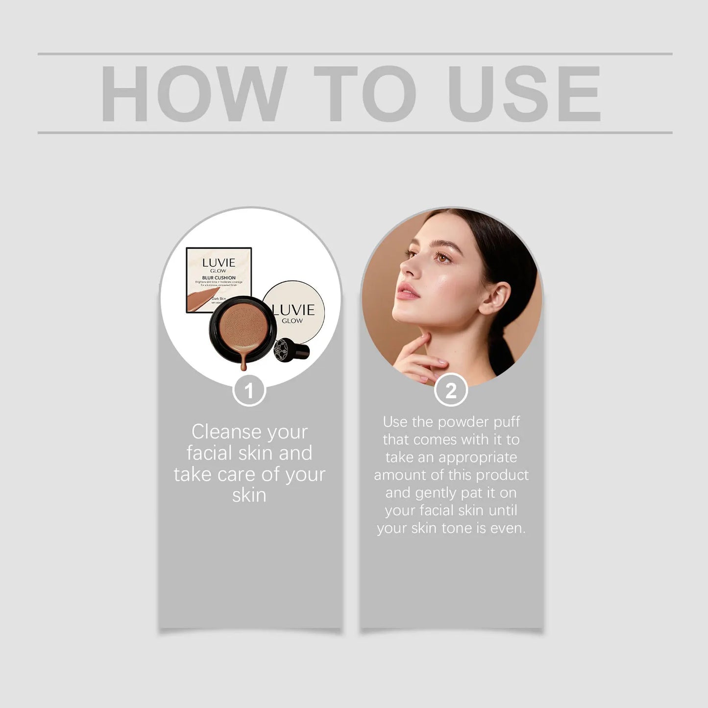 Mushroom Head Air Cushion CC Cream Foundation – Concealer & SPF