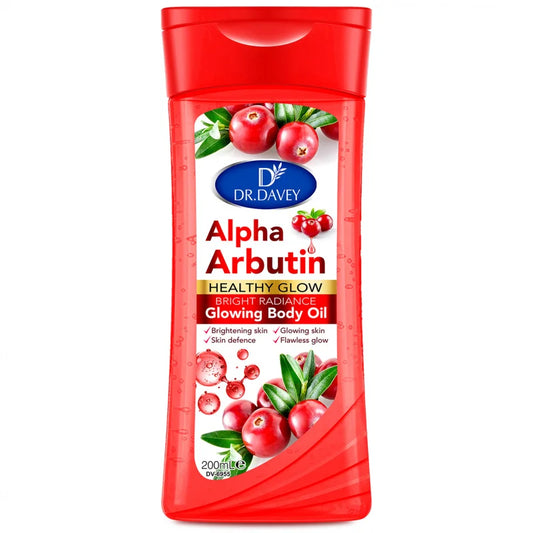200ml DR.DAVEY Alpha Arbutin Body Oil Skin Care Suitable for All Seasons Moisturizes Skin Large Volume Full-Body Essential Oil Peaceful Pleasures Health and Wellness