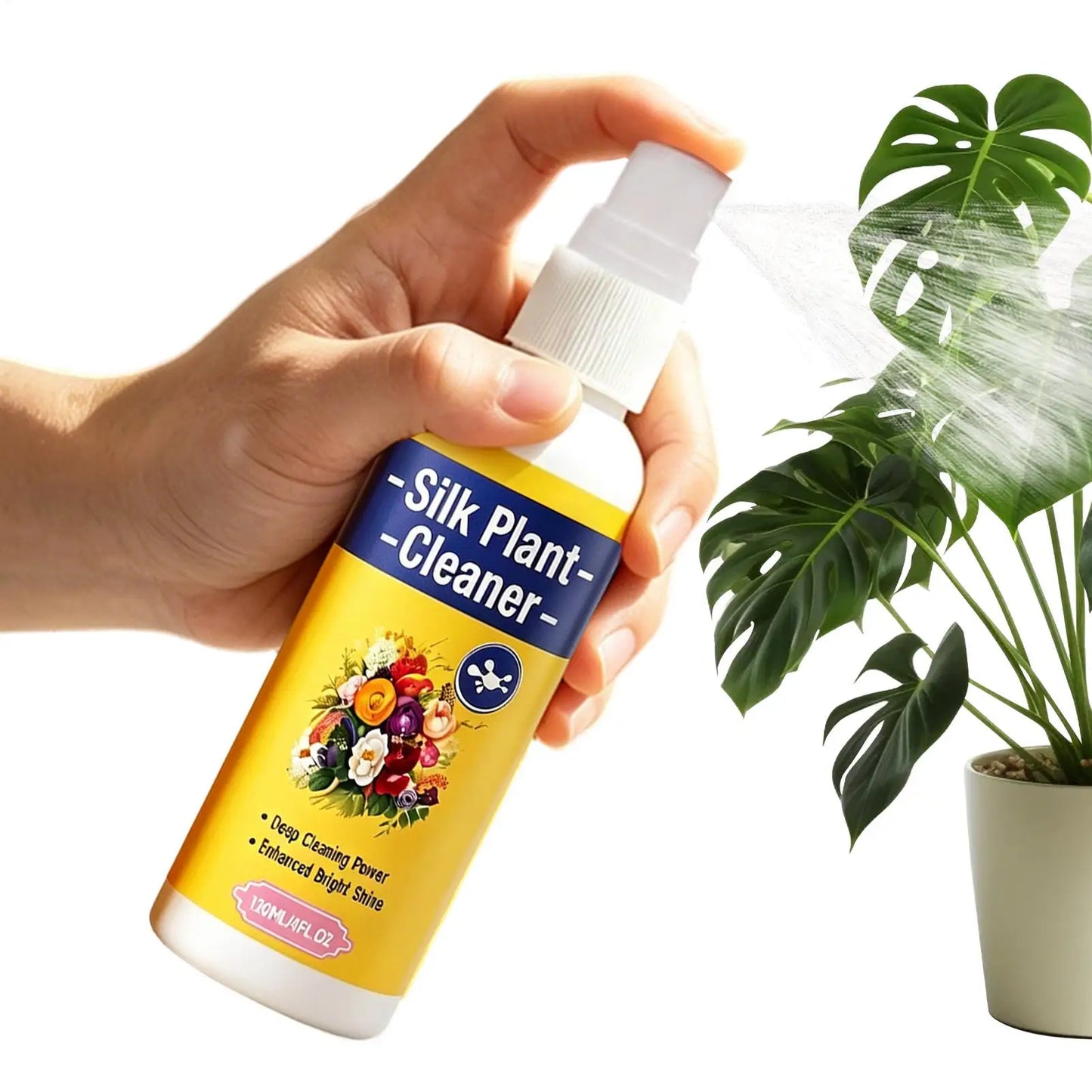 Silk Plant Cleaner Spray – No-Wipe Shine & Protectant 120ml