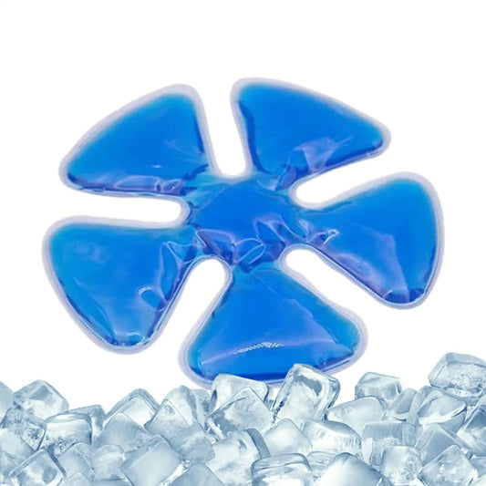 Blue PVC Gel Ice Pack Adjustable Cooling Pad Helmet Cooling Pad Portable Outdoor Accessory for Outdoor Sports Cycling Running Peaceful Pleasures Health and Wellness