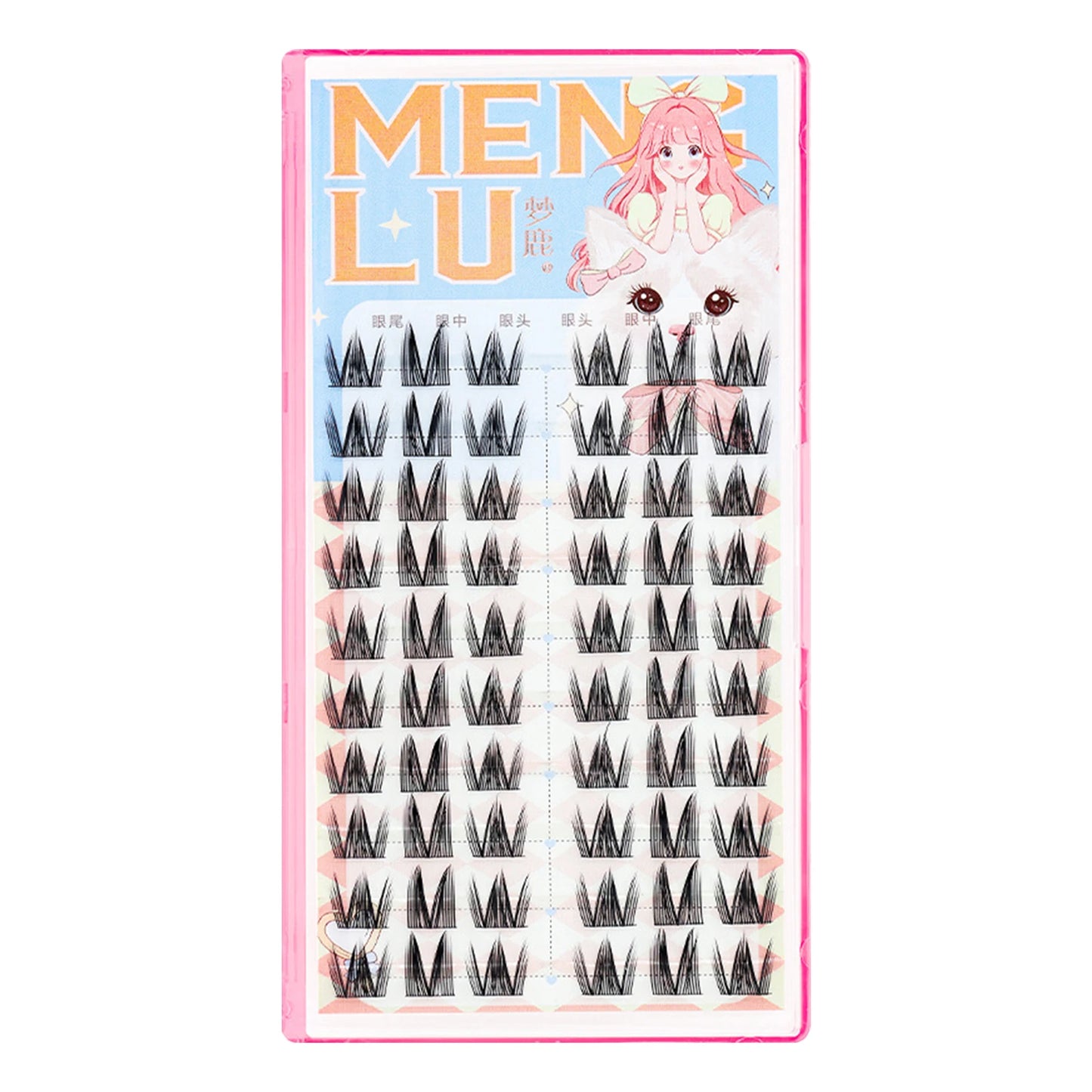 10-Row DIY Cluster Lashes | Natural Volume Eyelash Extensions