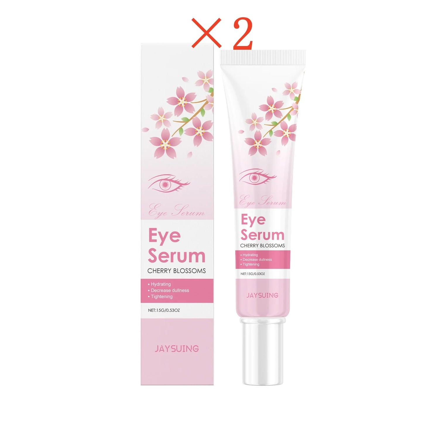 Sakura Eye Serum for Dark Circles & Puffiness Peaceful Pleasures Health and Wellness 30g Boxed