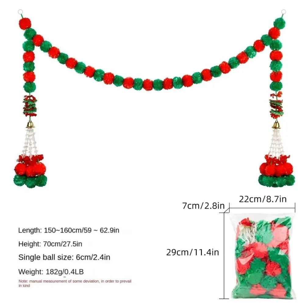 Artificial Marigold Garland – Diwali Pooja Indian Wedding Décor
