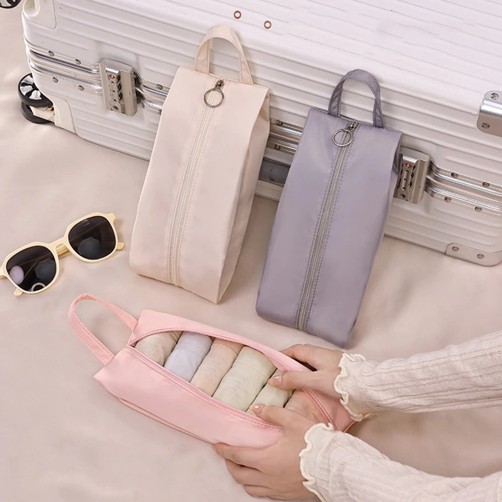 1/2/3pcs Underwear Storage Bag Travel Organizer Bag Storage Bag Bra Underwear Socks Sorting Bag Wear-resistant Makeup Bag Peaceful Pleasures Health and Wellness