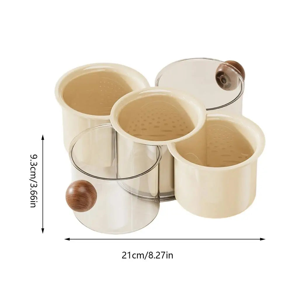 360° Rotating Fruit Bowl & Stackable Snack Serving Tray Rotating Serving Tray Peaceful Pleasures Health and Wellness small China Mainland